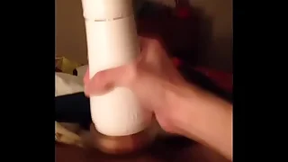 Dildo together with Cum Play